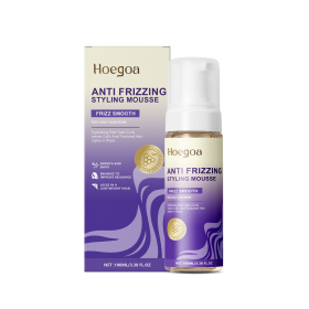 Volumizing Styling Mousse For Curly Hair, Single Bottle 100ML-3.38FL.OZ, Beeswax, Avocado Oil, Curly Hair Styling, Soft And Elastic Curl Styling (Option: 1PC)